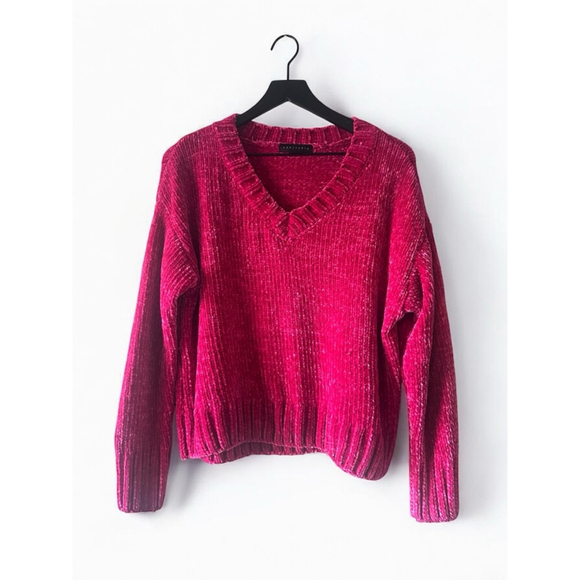 Sanctuary Pink Chenille Pullover Sweater Women's Size XS - Picture 1 of 7
